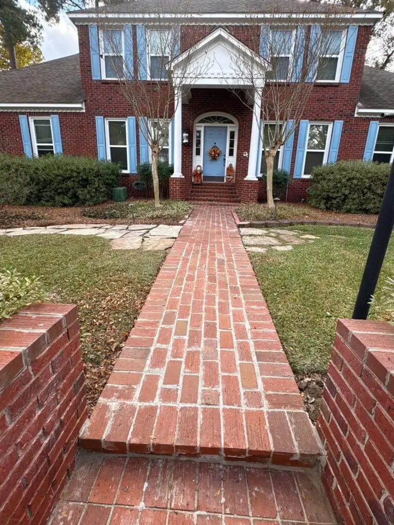 Brick Walkway and Step Repair in Madison