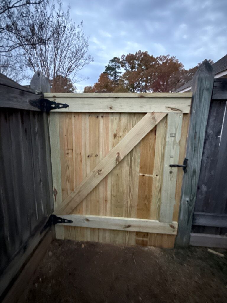 Wooden Gate Repair in Brandon